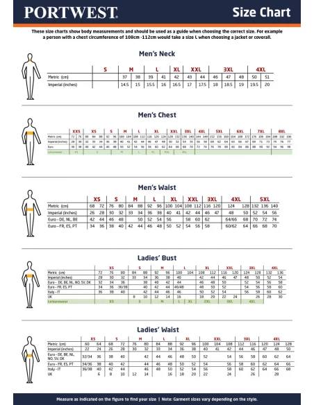 Pantalon de Service WX3 couleur : Bleu Persan taille 60/62 - PORTWEST