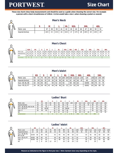 Pantalon de travail Super couleur : Noir Short taille 36 - PORTWEST