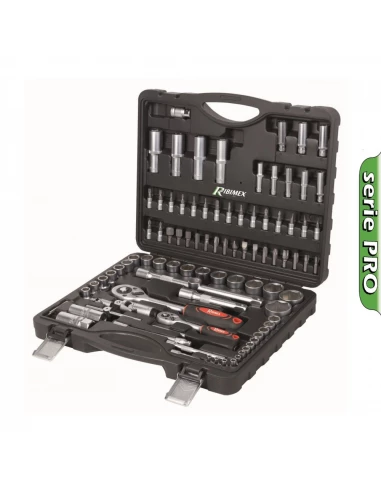 Coffret clé à cliquet et douilles 94 pieces série pro