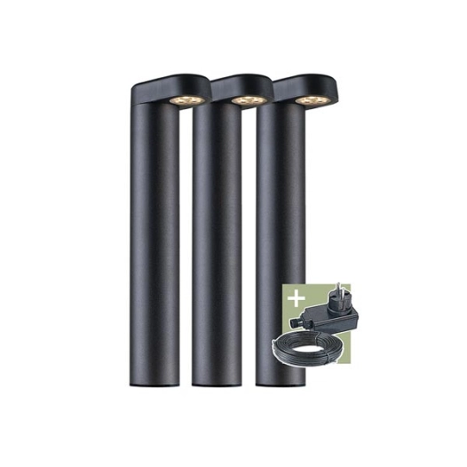 ludeco - oskar set (3 pcs) - stand light - 12 v - 150 lm - 1.5 w - warm white