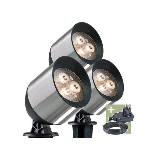 ludeco - joren set (3 pcs) - spot light - 12 v - 90 lm - 1 w - warm white