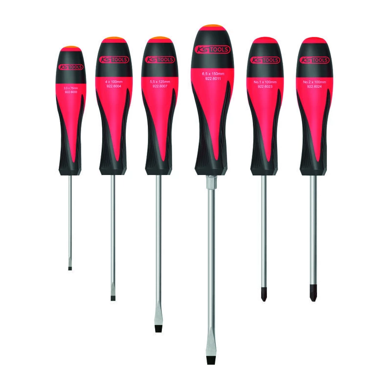 jeu de 6 tournevis fente ph