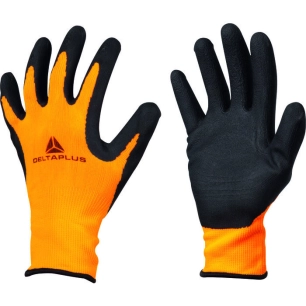 gant pes orange latex noir 10