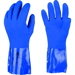 gant pvc/coton petrolier 9