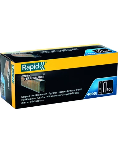 Agrafes N° 606 - 18mm galvanisée - 4000 pièces - RAPID