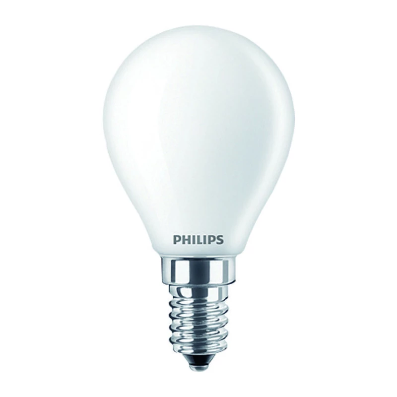 Ampoule Led Sphérique E14 4.3w 470lm 2700k Lumière Chaude Ø4.5x8.2cm Philips