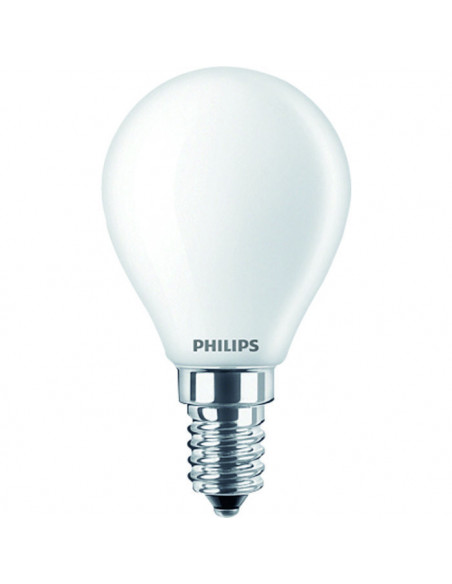 Ampoule Led Sphérique E14 4.3w 470lm 2700k Lumière Chaude Ø4.5x8.2cm Philips