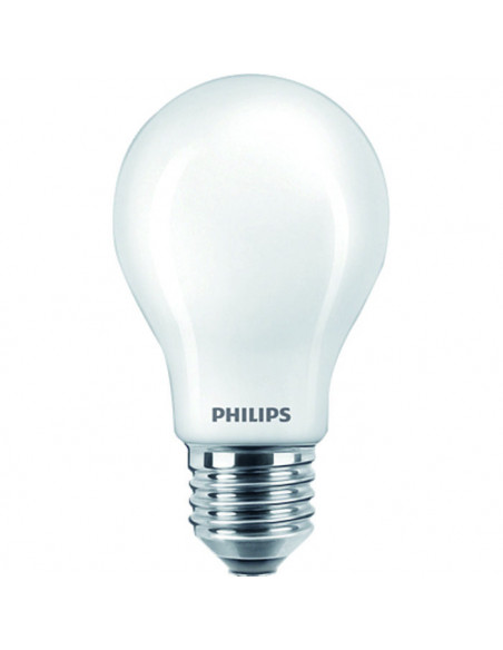 Ampoule Led Standard E27 8,5w 1055lm 2700k Lumière Chaude Ø6x10,4cm. Philips