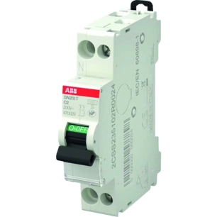 Disjoncteur 16a phase + neutre - ABB