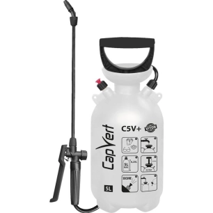 Pulvérisateur - C5 V+ - A pression préalable - 5 l - Joint Viton - Capvert