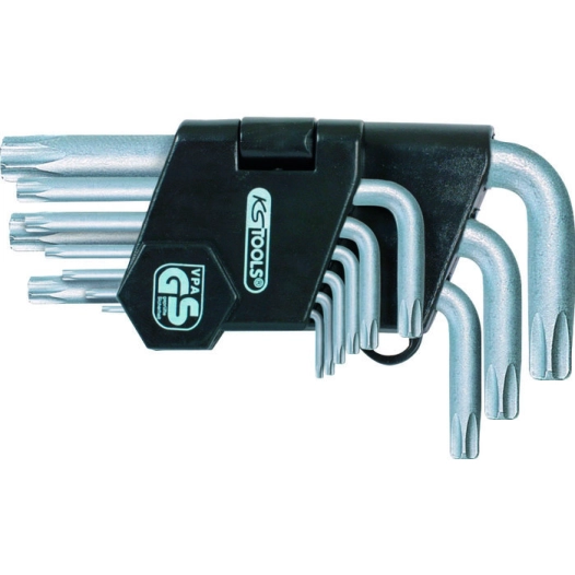 jeu 9 clés mâles courtes torx