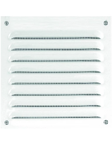 Grille en aluminium avec moustiquaire 100x100 - DMO