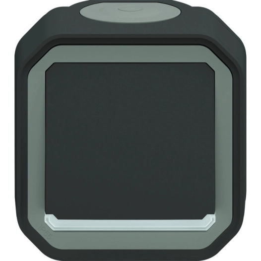 Interrupteur ou va-et-vient lumineux Plexo complet saillie - anthracite - LEGRAND