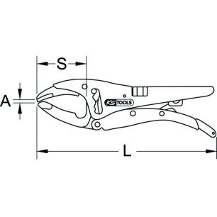 pince étau 10 pro 8 bec long