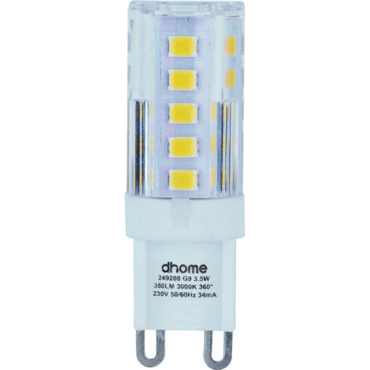Ampoule led capsule G9 3000k 350lm - 3.5 watts - DHOME