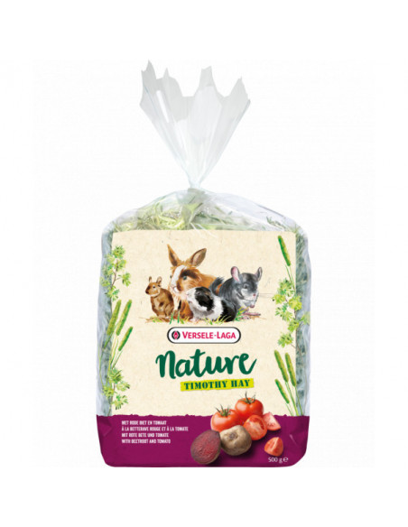 Foin tomate betteraves lapin et rongeur 500gr - Nature Timothy