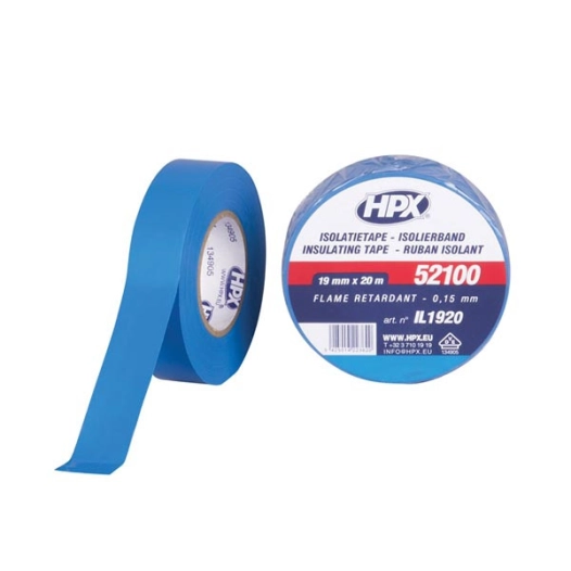 pvc insulating tape vde - blue 19mm x 20m