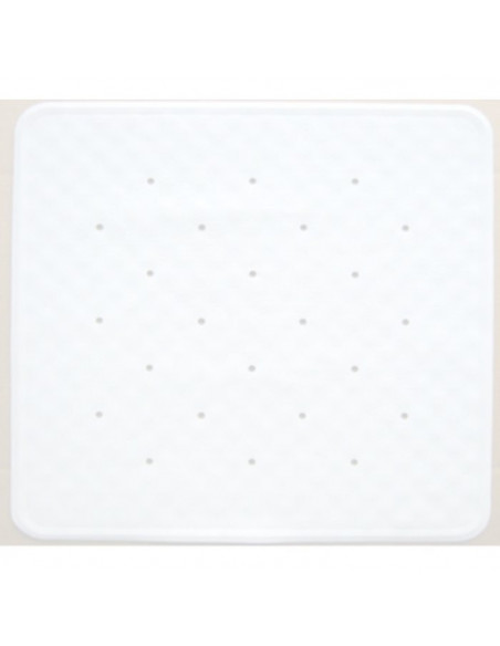 tapis douche caout 53x53 blanc