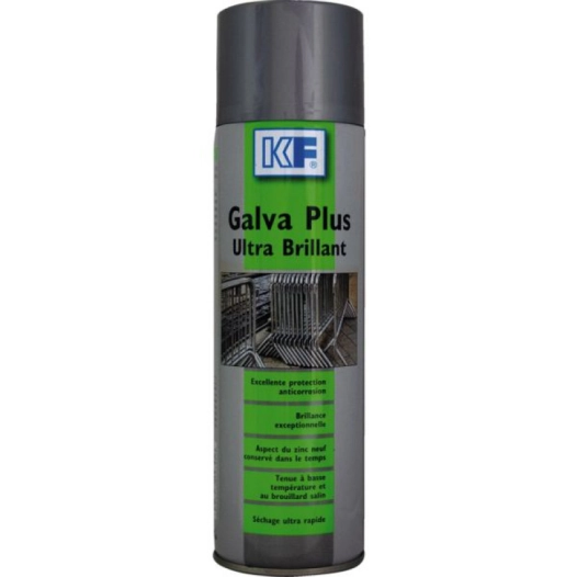 Peinture aerosol galva plus ultra brillant - KF