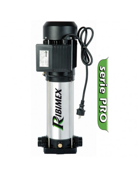 Pompe de surface vertical inox 2700 watts multicellulaire 10 turbines longue portée - RIBIMEX