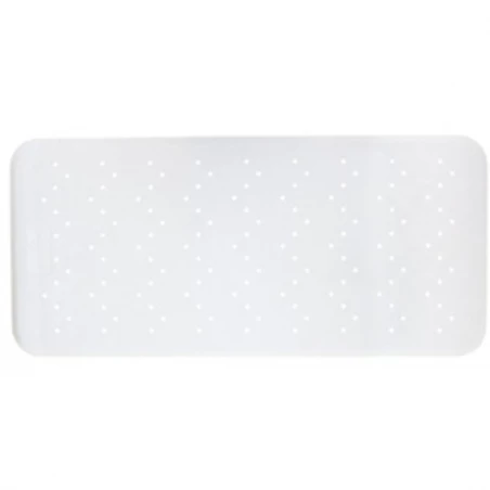 tapis bain caout 34x74 blanc