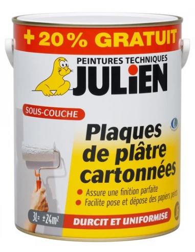 Sous Couche pour Plaque de platre J6 3l - JULIEN