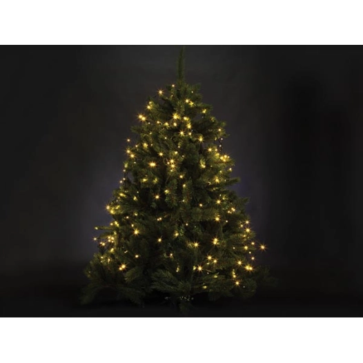atria led - pour arbres jusqu'à 2.4 m - 330 led - blanc chaud - câble vert - 24 v