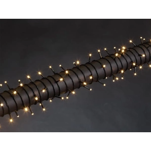 luna led - 12 m - 160 led - blanc - câble vert - modulateur - 24 v