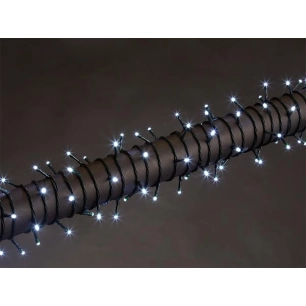 stella led - 40 m - 600 led - blanc - câble vert - 24 v
