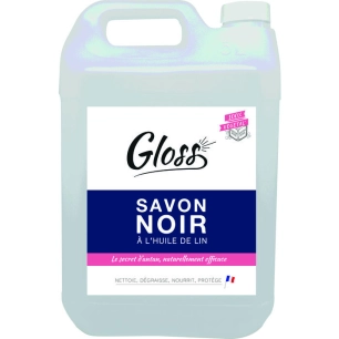 Savon noir à l huile de lin 5 litres - GLOSS