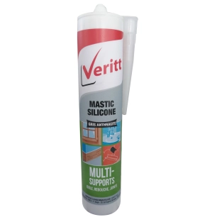VERITT Mastic silicone_280ml_gris_anthracite - VERITT
