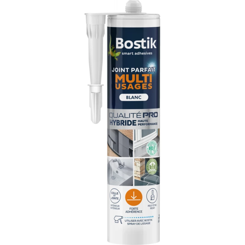 Silicone Joint Parfait Multi Usage 290ml blanc - BOSTIK