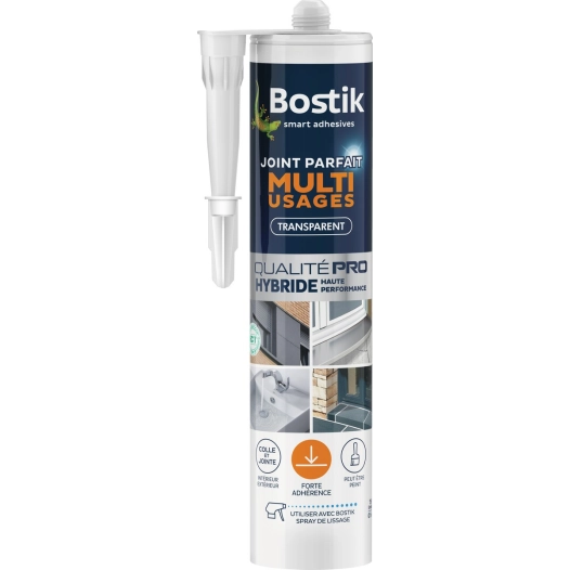 Silicone Joint Parfait Multi Usage 280ml transparent - BOSTIK