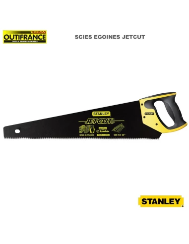 Scies egoïnes jetcut grosses sections blade armor longueur 500 mm denture 7 tp - STANLEY