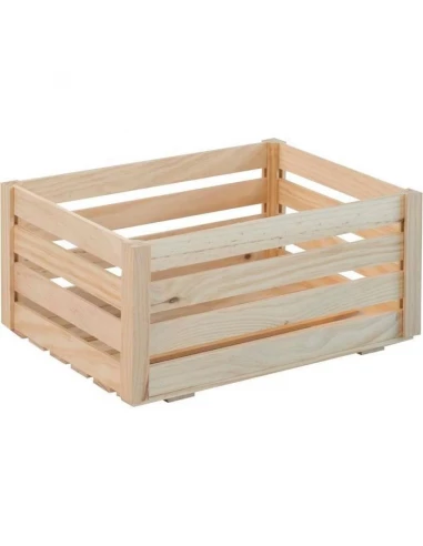 Caisse à lattes en pin 36x25x17cm - ASTIGARRAGA