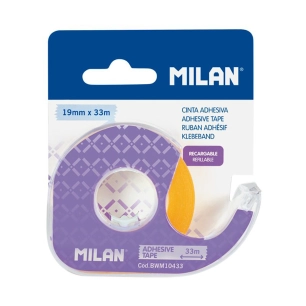 6 Blister Distributeur Ruban Adhesif Transparent 19mm X 33m Milan