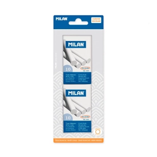5 Blister 2 Boîtes 10 Craies Blanches Milan