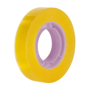 Ruban Adhésif 12mm X 33m (JAUNE Transparent) Milan