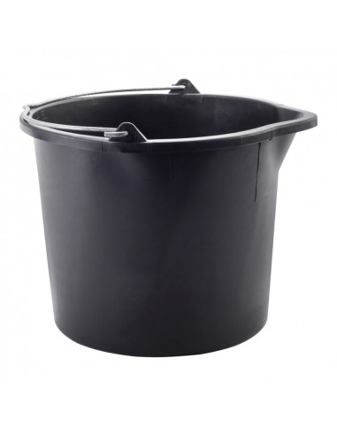 Seau De Chantier 5l. Avec Bec 6595 Ø23,5x18,3cm Barbosa - Universal