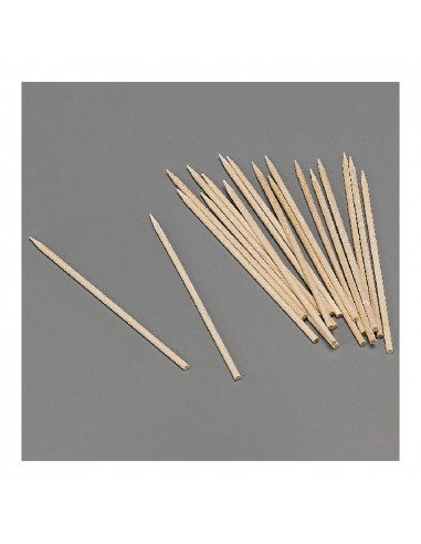 12 Paquet 100 Brochette Hygienique 100x2mm