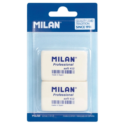 5 Blister De 2 Caoutchouc Soft 412 Professional Milan
