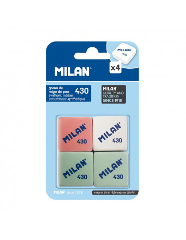 5 Blister 4 Gommes Modm 430 Miette De Pain Milan