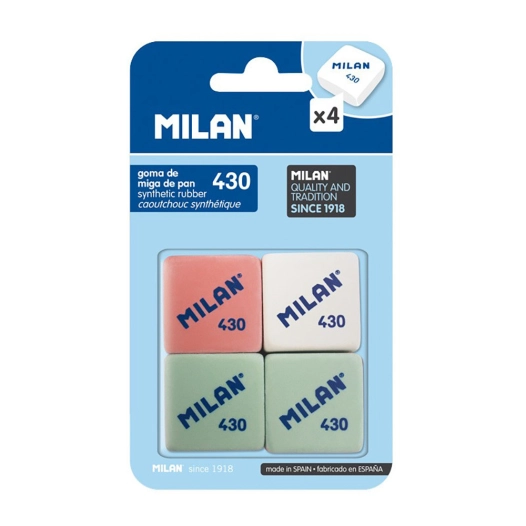 5 Blister 4 Gommes Modm 430 Miette De Pain Milan