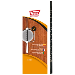 Scie Marqueterie A Bois, 8/13cm 18tpi (BLISTERS 12 Scies) Wuto