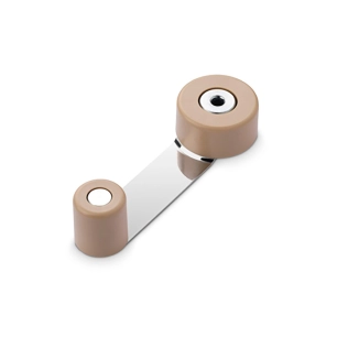 5 Butee De Retention Rotative Metallique Beige (BLISTER) Inofix