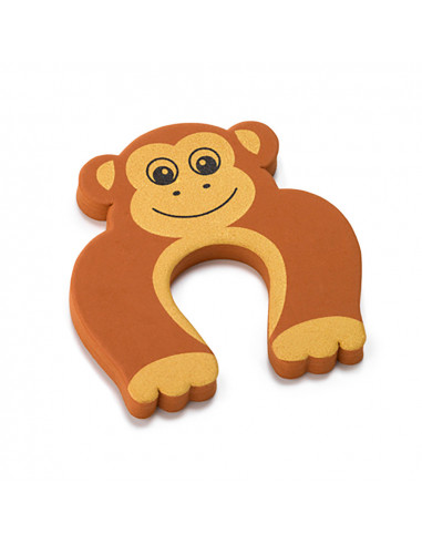 4 Butee De Securite Cale-Porte Marron (BLISTER) Inofix