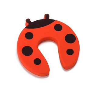 4 Butee De Securite Cale-Porte Rouge (BLISTER) Inofix