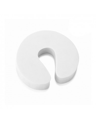 4 Butee De Securite Cale-Porte, Blanc (BLISTER) Inofix
