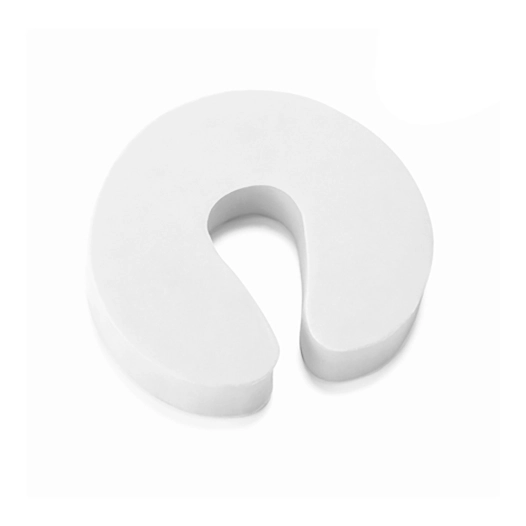 4 Butee De Securite Cale-Porte, Blanc (BLISTER) Inofix
