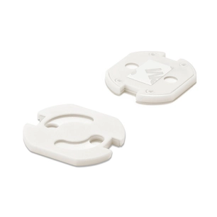Protecteur Rotatif Adhesif Pour Prise, Blanc (BLISTER 6unites) Inofix